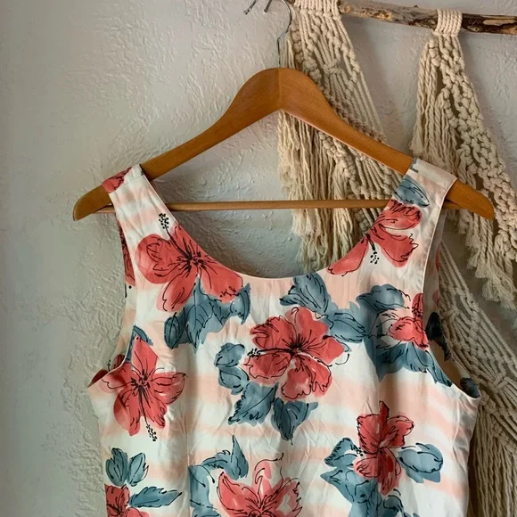 100% Silk Y2K Floral Dress - Picture 2 of 4